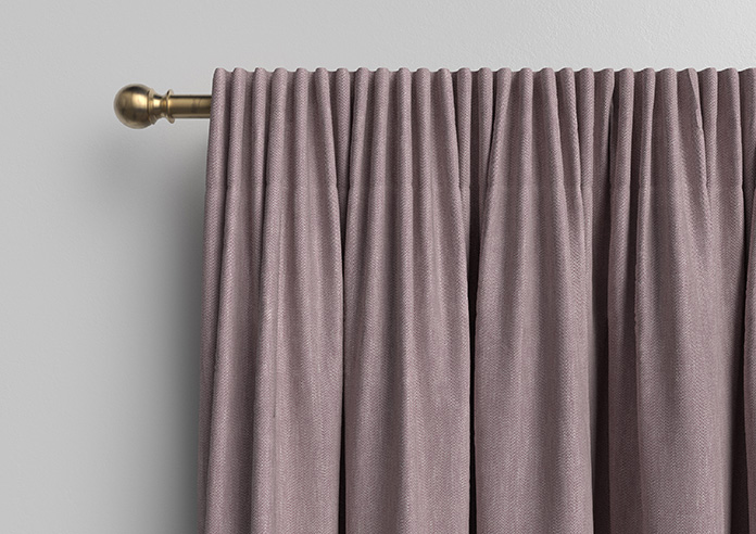 Delicate Chevron, Maroon - Made to Measure Curtains - Image 10
